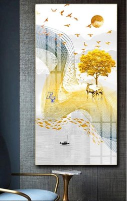 File tranh gốc File tranh hiện đại pha lê gương FT472 (bản quyền) Filetranh.com