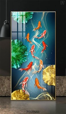 File PSD Tranh treo pha lê gương FT47221 (gốc) tách lớp chi tiết