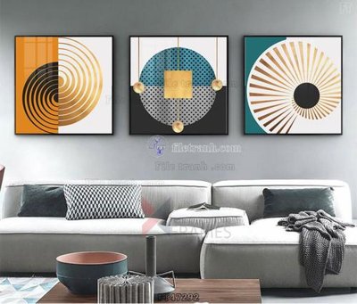 File gốc in mica Tranh treo pha lê gương FT47292 chất lượng