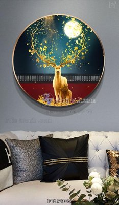 Tải file gốc Tranh treo pha lê gương FT47305 (để in lụa)