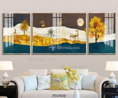 Tải file Tranh treo pha lê gương FT47365 (gốc) chủ đề tôn giáo