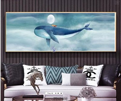 Ảnh gốc Tranh treo pha lê gương FT47405 (siêu chi tiết) để in ấn