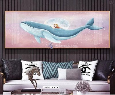 File gốc Tranh treo pha lê gương FT47406 (in lụa) cao cấp