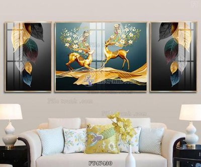 Hình ảnh file gốc Tranh treo pha lê gương FT47430 (chất lượng cao)