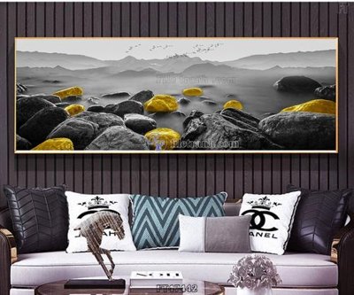 File PSD Tranh treo pha lê gương FT47442 (bản gốc) đã tách nền