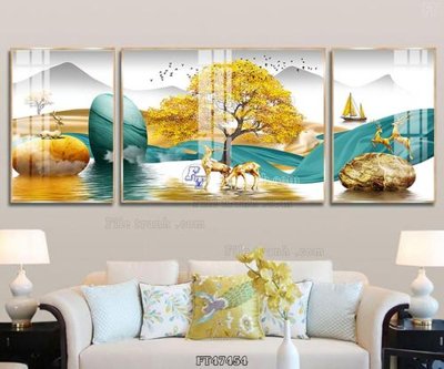 Mua file tranh gốc Tranh treo pha lê gương FT47454 tại Filetranh.com