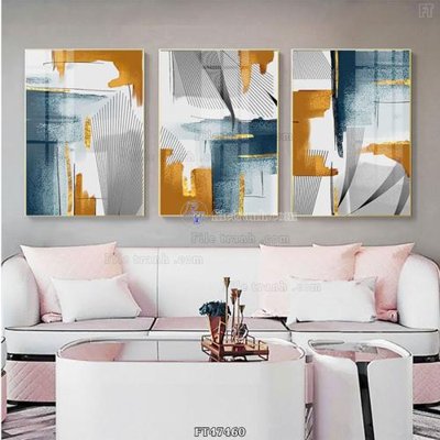 File tranh Tranh treo pha lê gương FT47460 (ảnh gốc) in trần 3D