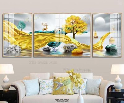 Tải file Tranh treo pha lê gương FT47473 (gốc) in nhanh