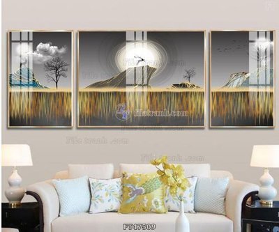 File in ấn cao cấp Tranh treo pha lê gương FT47509 (file gốc)