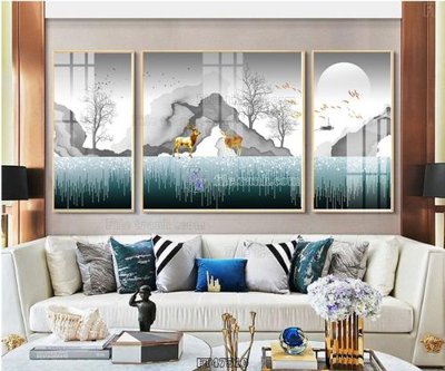 File tranh Tranh treo pha lê gương FT47510 (file gốc) chuẩn màu in