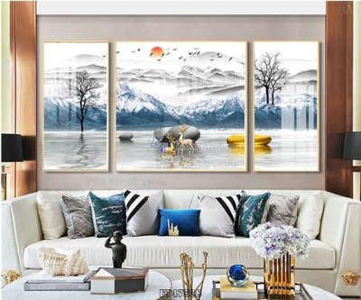 Download file gốc Tranh treo pha lê gương FT47538 (in mica) 3D