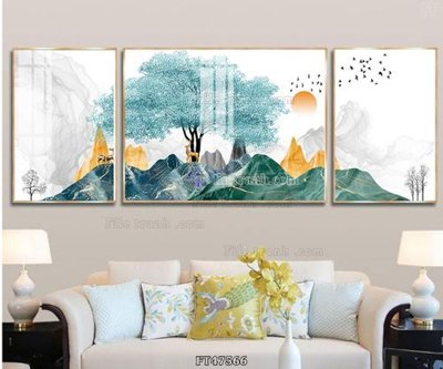 Tải file Tranh treo pha lê gương FT47566 (gốc) chủ đề tâm linh