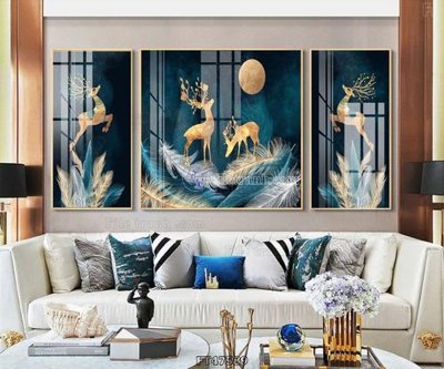 File PSD in ấn Tranh treo pha lê gương FT47589 (chất lượng cao)