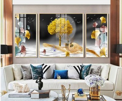 File gốc Tranh treo pha lê gương FT47615 (trang trí) phòng trẻ em