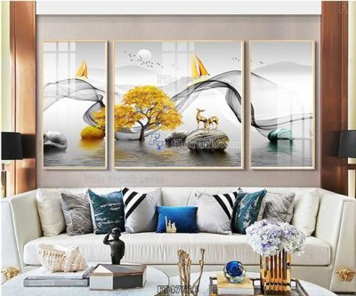 Hình ảnh file gốc Tranh treo pha lê gương FT47616 (chất lượng cao)