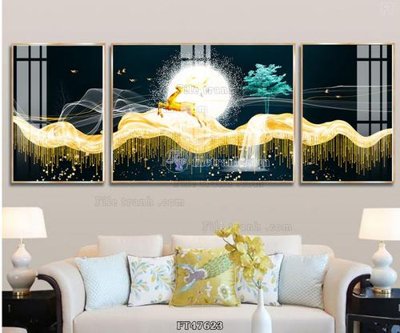 Tải file Tranh treo pha lê gương FT47623 (gốc) in tranh tráng gương