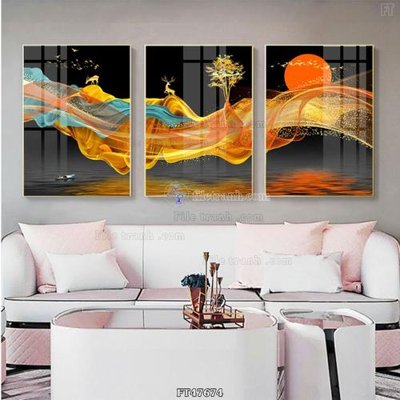 File gốc Tranh treo pha lê gương FT47674 (dành cho quảng cáo)