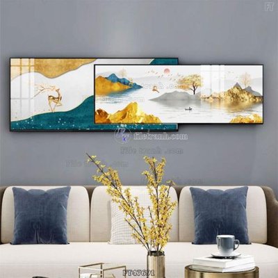 Tải file Tranh treo pha lê gương FT47691 (gốc) in tranh tráng gương