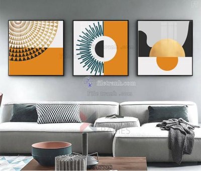 File in mica Tranh treo pha lê gương FT47728 (bản gốc) sắc sảo