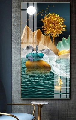 Tải file File tranh hiện đại pha lê gương FT488 (gốc) làm file in ấn