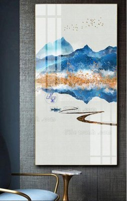 Tải file File tranh hiện đại pha lê gương FT494 (gốc) in tranh tráng gương