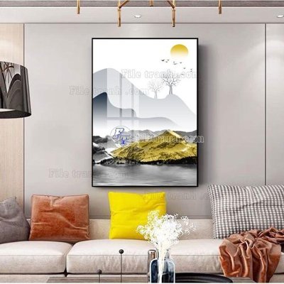 File in ấn File tranh hiện đại pha lê gương FT496 (bản gốc) chất lượng cao