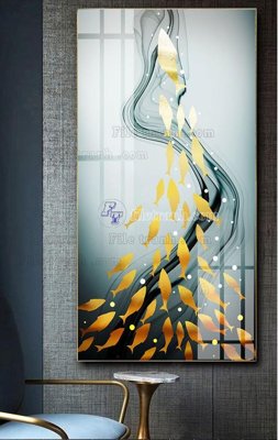 File gốc File tranh hiện đại pha lê gương FT523 (cho in UV) siêu nét