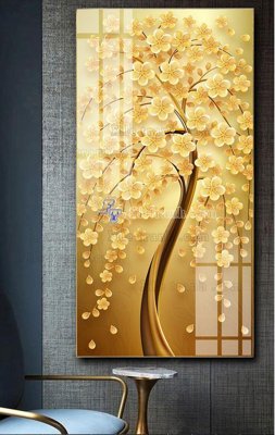 Ảnh gốc File tranh hiện đại pha lê gương FT562 (siêu chi tiết) để in ấn