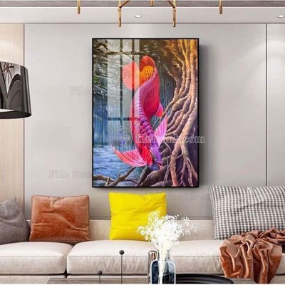 File tranh gốc File tranh hiện đại pha lê gương FT599 (bản quyền) Filetranh.com