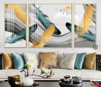 File tranh gốc File tranh hiện đại pha lê gương FT60040 (bản quyền) độc đáo