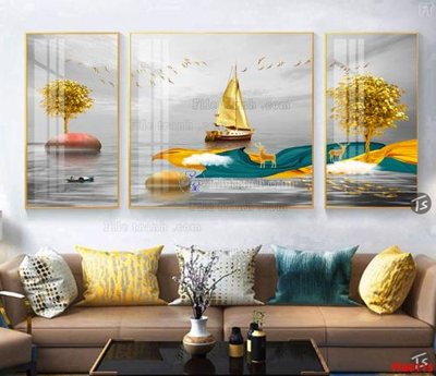 Tải file File tranh hiện đại pha lê gương FT60115 (PSD) cho in ấn quảng cáo