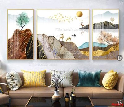 File ảnh File tranh hiện đại pha lê gương FT60116 (gốc) in quảng cáo ngoài trời