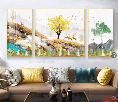 File gốc File tranh hiện đại pha lê gương FT60137 (in tráng gương) nghệ thuật