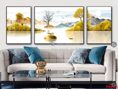 File in ấn chuyên nghiệp File tranh hiện đại pha lê gương FT60153 (file gốc)