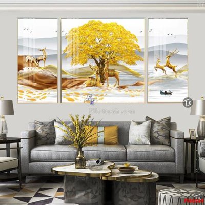 File gốc in ấn File tranh hiện đại pha lê gương FT60269 độ phân giải cao