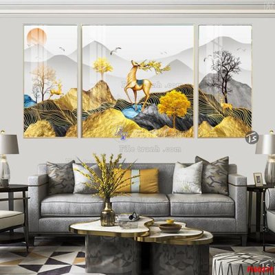 File PSD File tranh hiện đại pha lê gương FT60273 (bản gốc) dễ dàng edit