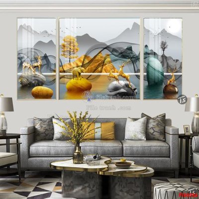 Tải file File tranh hiện đại pha lê gương FT60286 (gốc) làm file quảng cáo