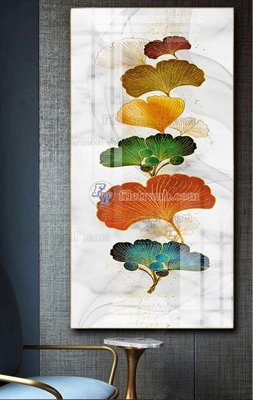 File gốc File tranh hiện đại pha lê gương FT603 (in lụa) tranh thuận buồm