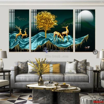 File ảnh File tranh hiện đại pha lê gương FT60313 (gốc) in quảng cáo ngoài trời