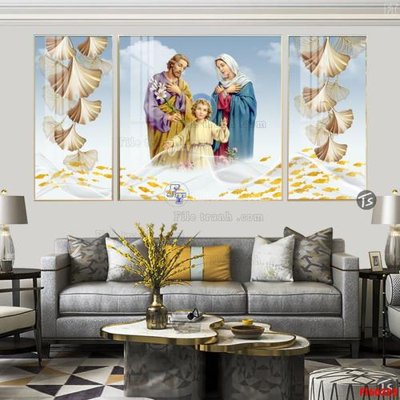 File gốc File tranh hiện đại pha lê gương FT60328 (PSD/TIFF) độ phân giải cao