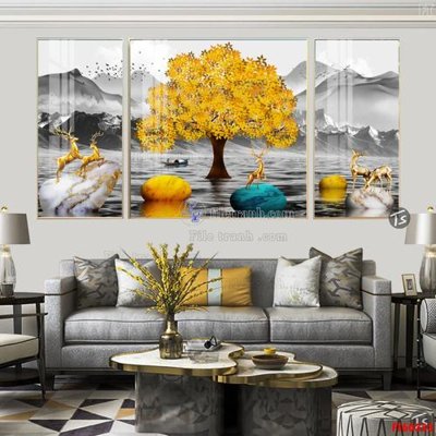 File tranh File tranh hiện đại pha lê gương FT60333 (ảnh gốc) độ nét vượt trội