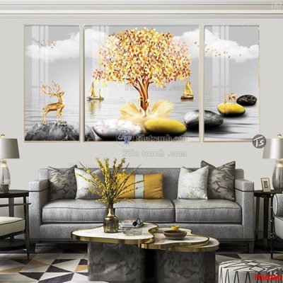 Tải file gốc File tranh hiện đại pha lê gương FT60360 (bản PSD) gốc