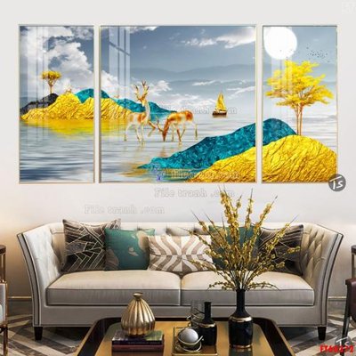 Download file ảnh gốc File tranh hiện đại pha lê gương FT60372 để in ấn