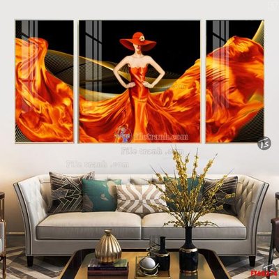 Tải file File tranh hiện đại pha lê gương FT60374 (ảnh gốc) in gạch 3D