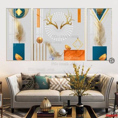 File ảnh File tranh hiện đại pha lê gương FT60379 (gốc) in biển hiệu