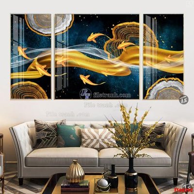 File tranh File tranh hiện đại pha lê gương FT60392 (gốc) in backlit film