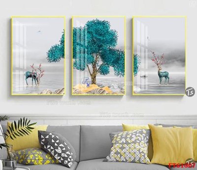 Hình ảnh gốc Tranh treo pha lê gương FT 61007 (để in khổ lớn)