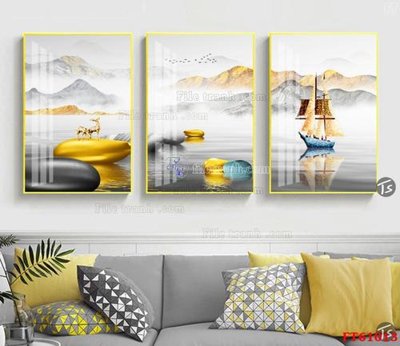 File gốc Tranh treo pha lê gương FT 61013 (phong cách) tối giản