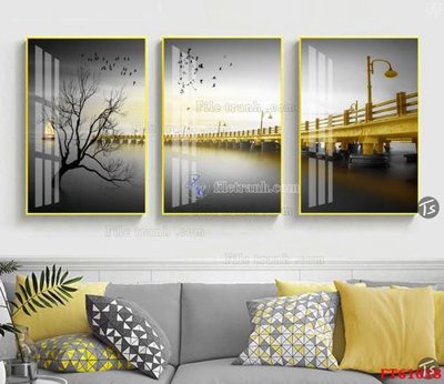 Tải file Tranh treo pha lê gương FT 61018 (ảnh gốc) in tráng gương