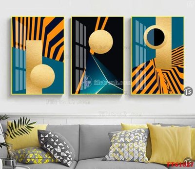 File gốc Tranh treo pha lê gương FT 61027 (phong cách) cổ điển